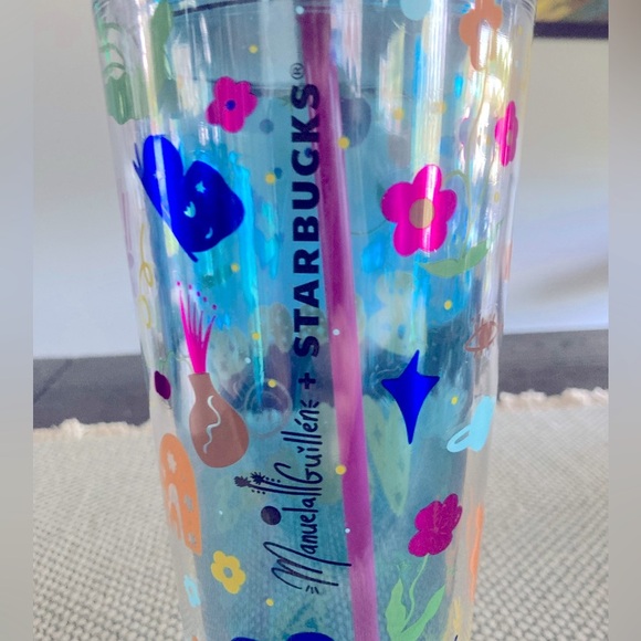 Buenas Vibras Starbucks 24oz tumbler Manuela Guillen collection - Picture 5 of 11